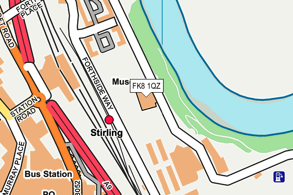 FK8 1QZ map - OS OpenMap – Local (Ordnance Survey)