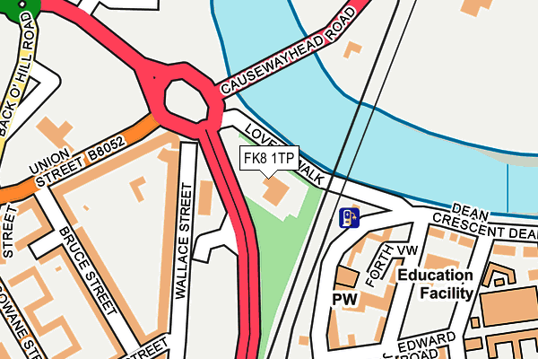 FK8 1TP map - OS OpenMap – Local (Ordnance Survey)