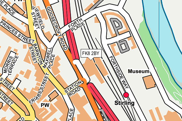 FK8 2BY map - OS OpenMap – Local (Ordnance Survey)