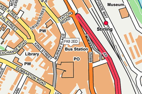 FK8 2ED map - OS OpenMap – Local (Ordnance Survey)