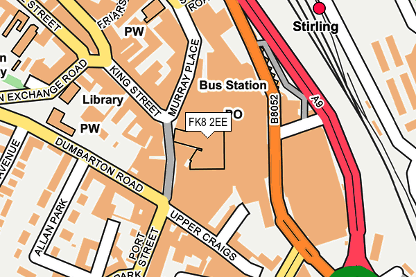 FK8 2EE map - OS OpenMap – Local (Ordnance Survey)