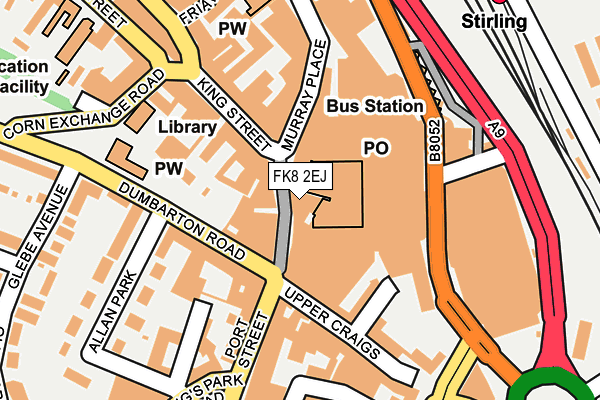 FK8 2EJ map - OS OpenMap – Local (Ordnance Survey)