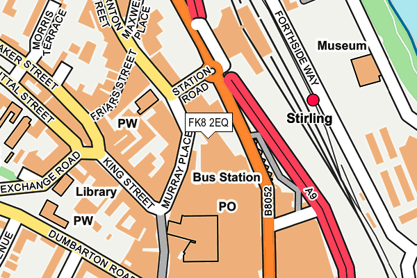 FK8 2EQ map - OS OpenMap – Local (Ordnance Survey)