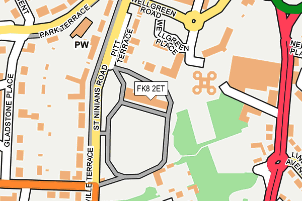 FK8 2ET map - OS OpenMap – Local (Ordnance Survey)