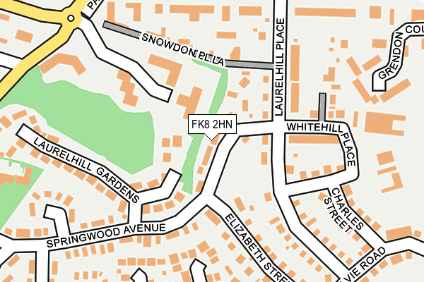 FK8 2HN map - OS OpenMap – Local (Ordnance Survey)