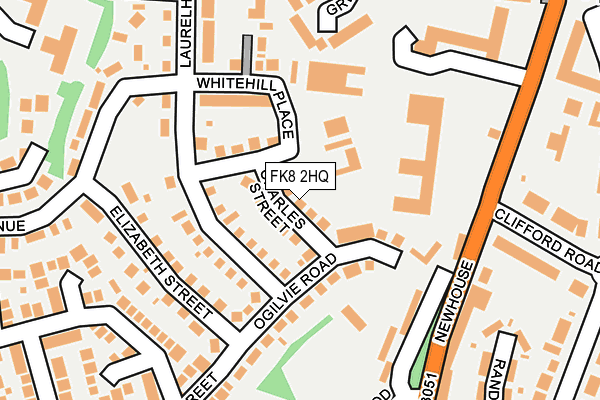 FK8 2HQ map - OS OpenMap – Local (Ordnance Survey)