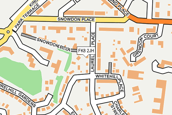 FK8 2JH map - OS OpenMap – Local (Ordnance Survey)