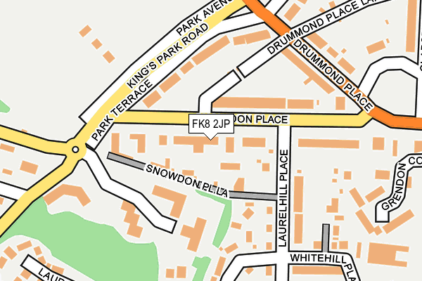 FK8 2JP map - OS OpenMap – Local (Ordnance Survey)