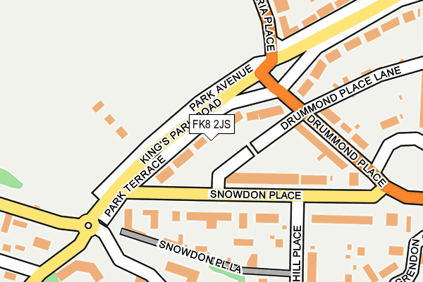 FK8 2JS map - OS OpenMap – Local (Ordnance Survey)