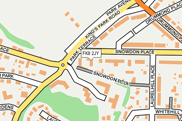 FK8 2JY map - OS OpenMap – Local (Ordnance Survey)
