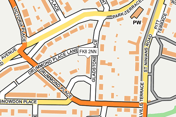 FK8 2NN map - OS OpenMap – Local (Ordnance Survey)