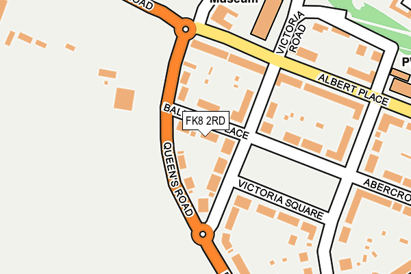 FK8 2RD map - OS OpenMap – Local (Ordnance Survey)