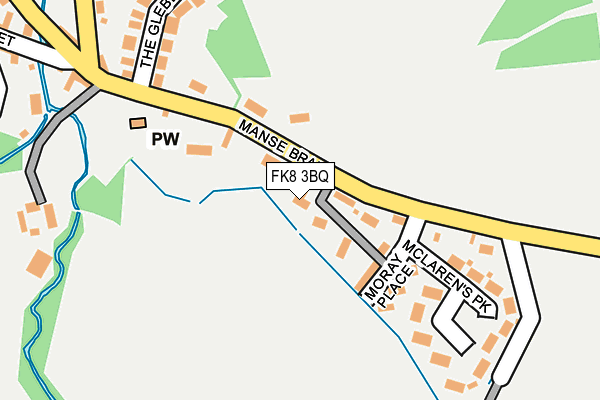 FK8 3BQ map - OS OpenMap – Local (Ordnance Survey)