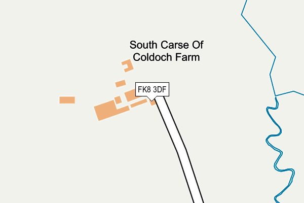 FK8 3DF map - OS OpenMap – Local (Ordnance Survey)