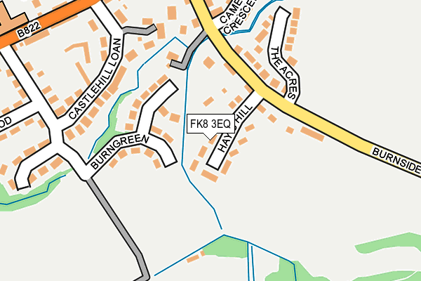 FK8 3EQ map - OS OpenMap – Local (Ordnance Survey)