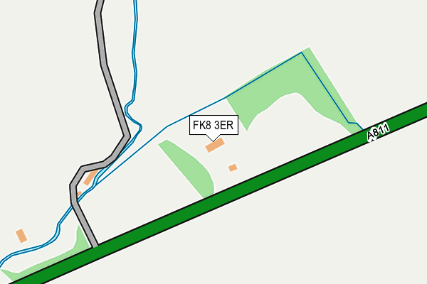 FK8 3ER map - OS OpenMap – Local (Ordnance Survey)