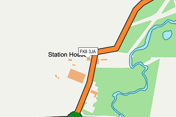 FK8 3JA map - OS OpenMap – Local (Ordnance Survey)