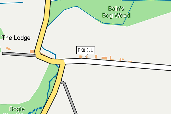 FK8 3JL map - OS OpenMap – Local (Ordnance Survey)