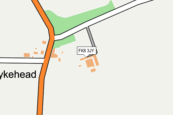 FK8 3JY map - OS OpenMap – Local (Ordnance Survey)