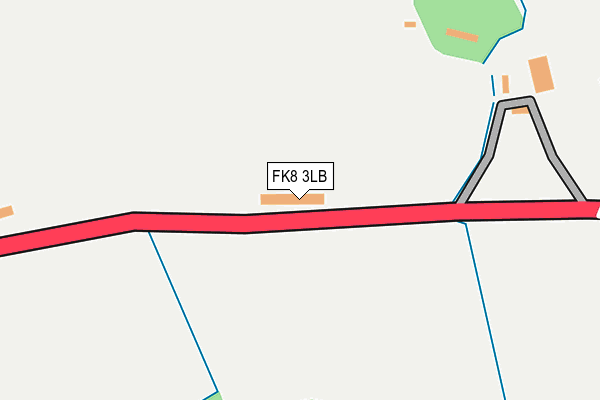 FK8 3LB map - OS OpenMap – Local (Ordnance Survey)