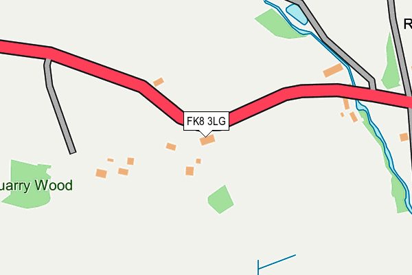 FK8 3LG map - OS OpenMap – Local (Ordnance Survey)