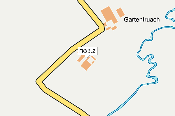 FK8 3LZ map - OS OpenMap – Local (Ordnance Survey)