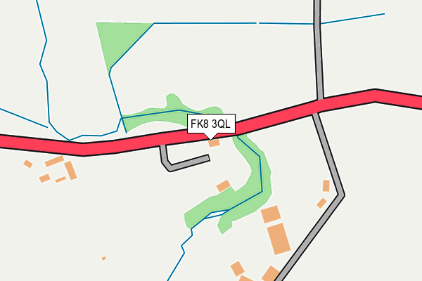 FK8 3QL map - OS OpenMap – Local (Ordnance Survey)