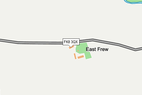 FK8 3QX map - OS OpenMap – Local (Ordnance Survey)