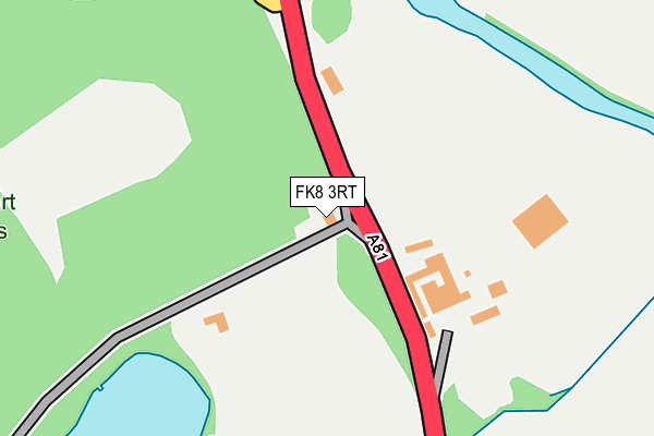 FK8 3RT map - OS OpenMap – Local (Ordnance Survey)