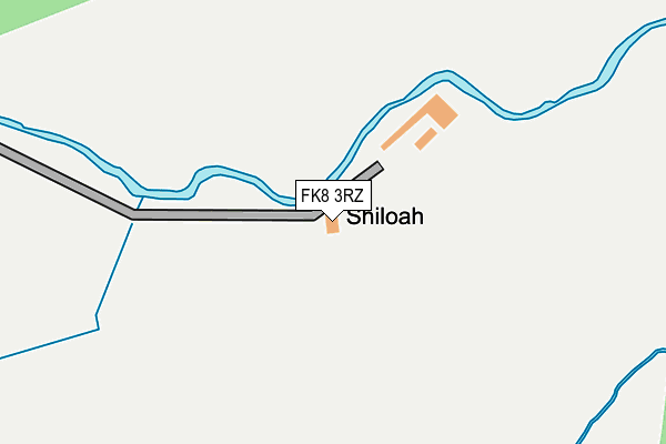 FK8 3RZ map - OS OpenMap – Local (Ordnance Survey)