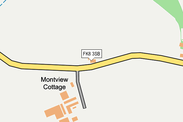 FK8 3SB map - OS OpenMap – Local (Ordnance Survey)