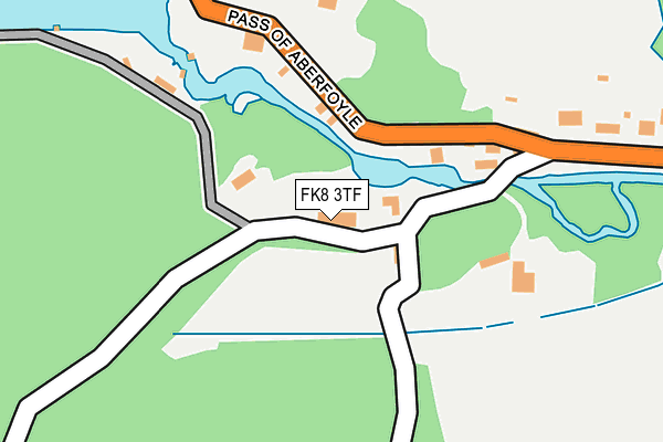 FK8 3TF map - OS OpenMap – Local (Ordnance Survey)