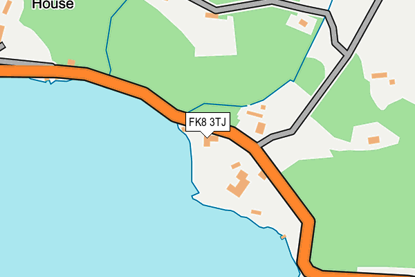 FK8 3TJ map - OS OpenMap – Local (Ordnance Survey)