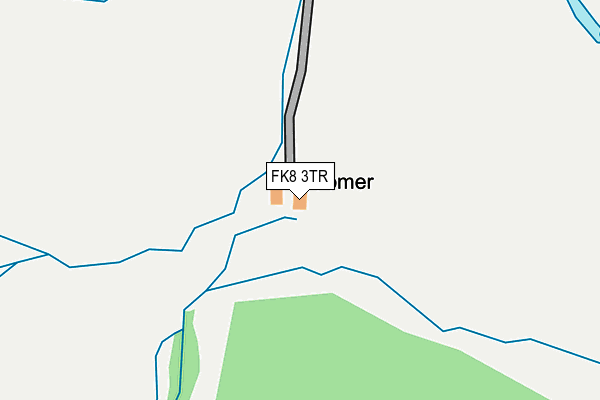 FK8 3TR map - OS OpenMap – Local (Ordnance Survey)