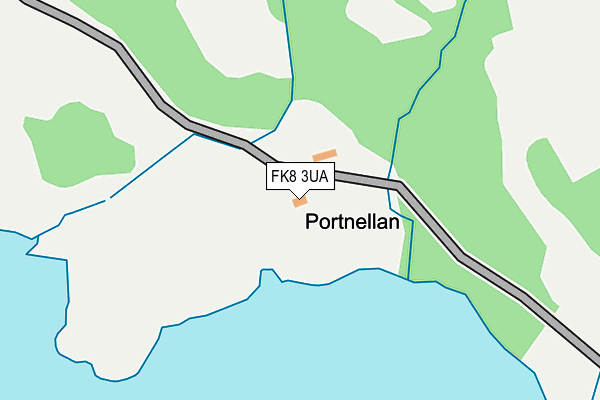 FK8 3UA map - OS OpenMap – Local (Ordnance Survey)