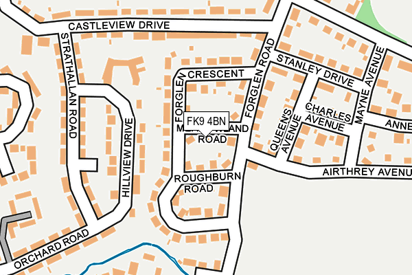 FK9 4BN map - OS OpenMap – Local (Ordnance Survey)
