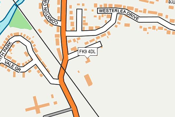 FK9 4DL map - OS OpenMap – Local (Ordnance Survey)