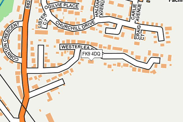 Map of WESTERLEA PROPERTIES (SCOTLAND) LIMITED at local scale