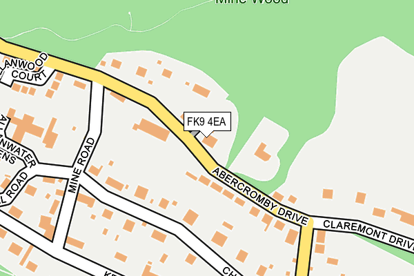 FK9 4EA map - OS OpenMap – Local (Ordnance Survey)