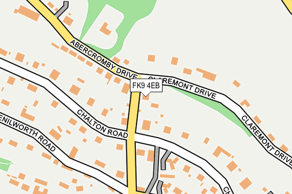 FK9 4EB map - OS OpenMap – Local (Ordnance Survey)