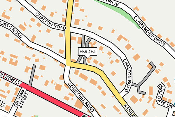 FK9 4EJ map - OS OpenMap – Local (Ordnance Survey)
