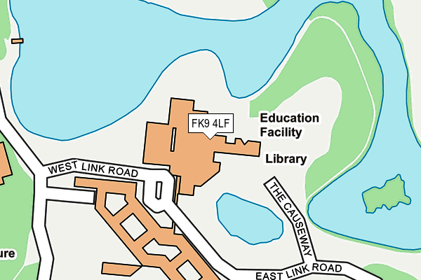 FK9 4LF map - OS OpenMap – Local (Ordnance Survey)