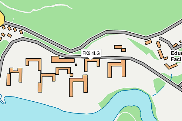 FK9 4LG map - OS OpenMap – Local (Ordnance Survey)