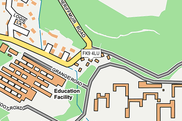 FK9 4LU map - OS OpenMap – Local (Ordnance Survey)