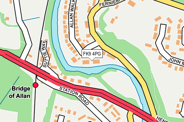 FK9 4PG map - OS OpenMap – Local (Ordnance Survey)