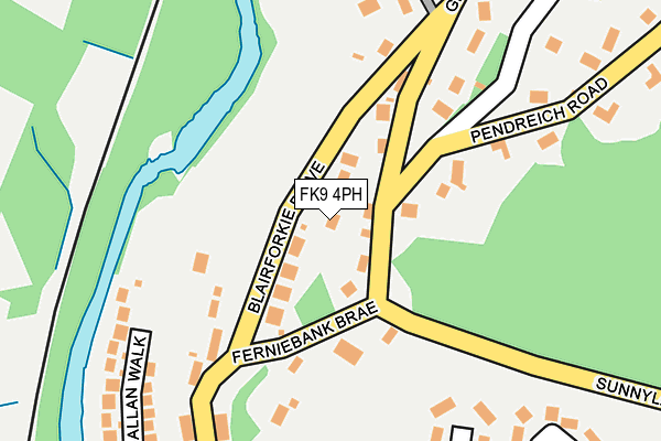 Map of KINGFISHER SCOTLAND LTD at local scale