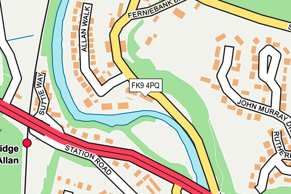 FK9 4PQ map - OS OpenMap – Local (Ordnance Survey)