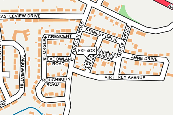 FK9 4QS map - OS OpenMap – Local (Ordnance Survey)