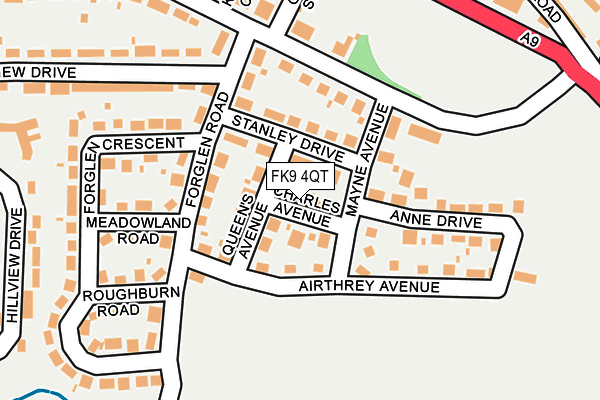 FK9 4QT map - OS OpenMap – Local (Ordnance Survey)