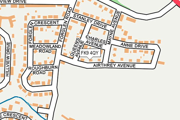 FK9 4QY map - OS OpenMap – Local (Ordnance Survey)